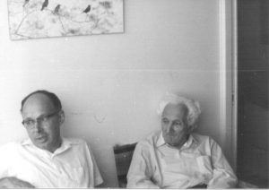 Gerardo and Dr. Erich Nassau in Haifa, Israel, 1971