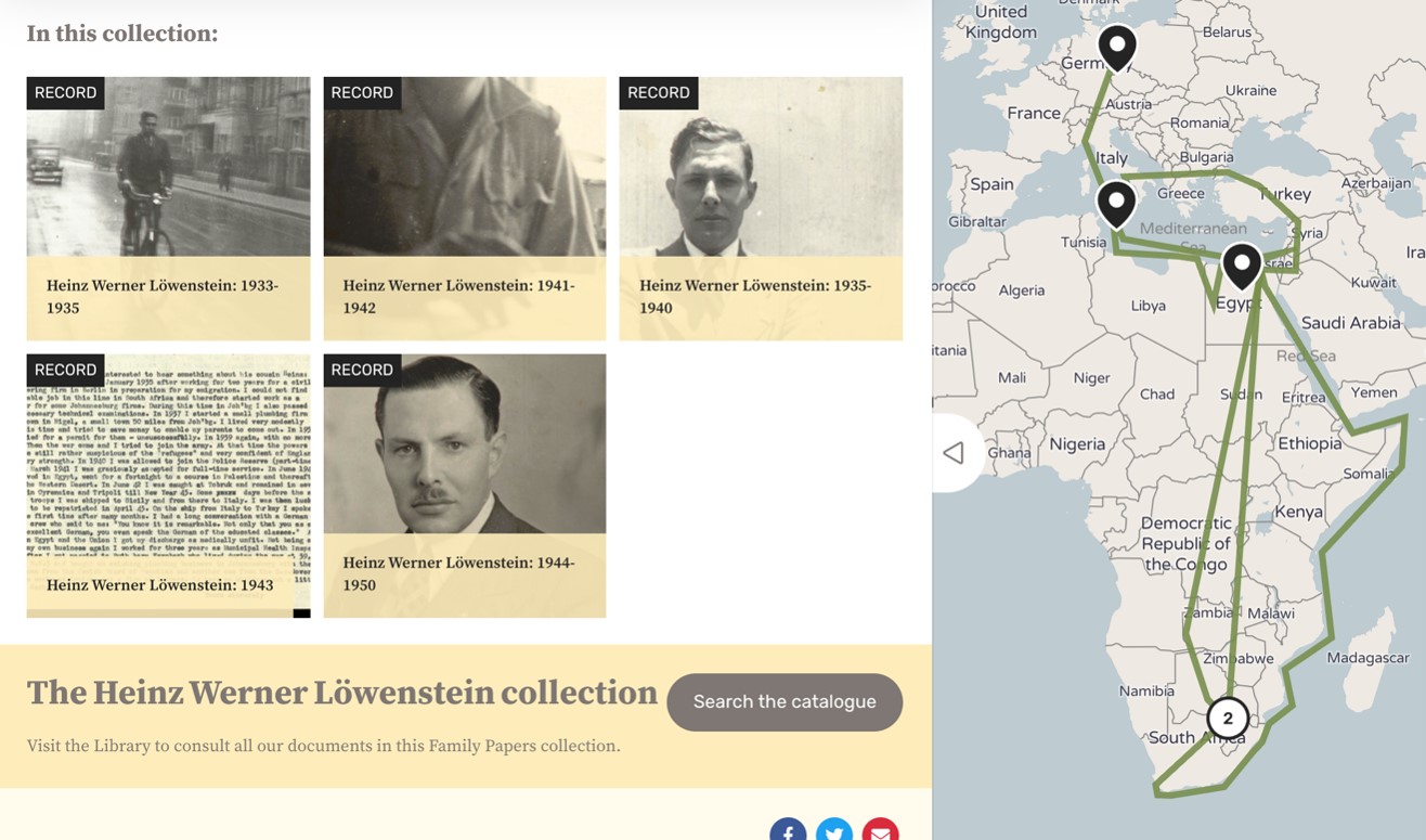 Mapping the Archive: The Wiener Holocaust Library’s Refugee Map